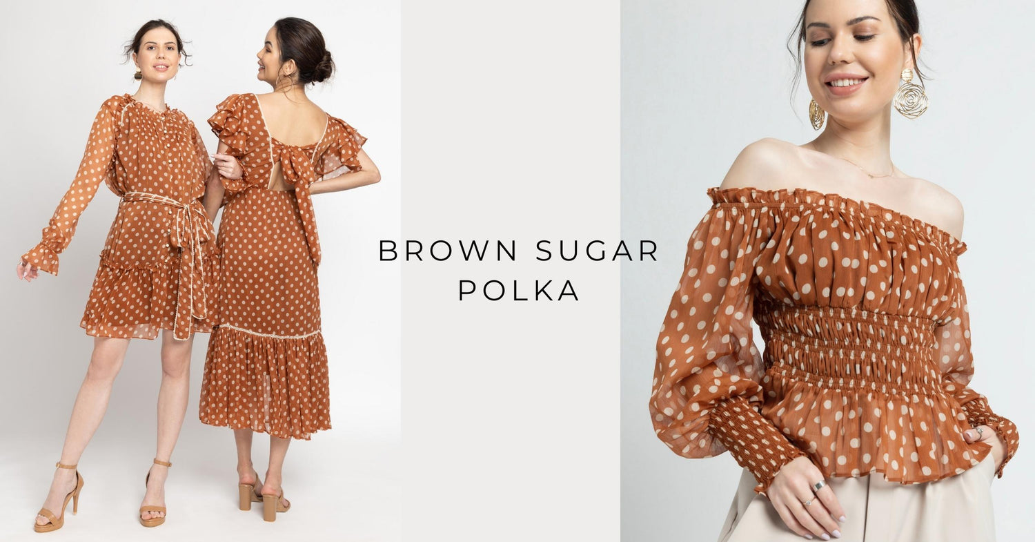 Brown Polka Dot