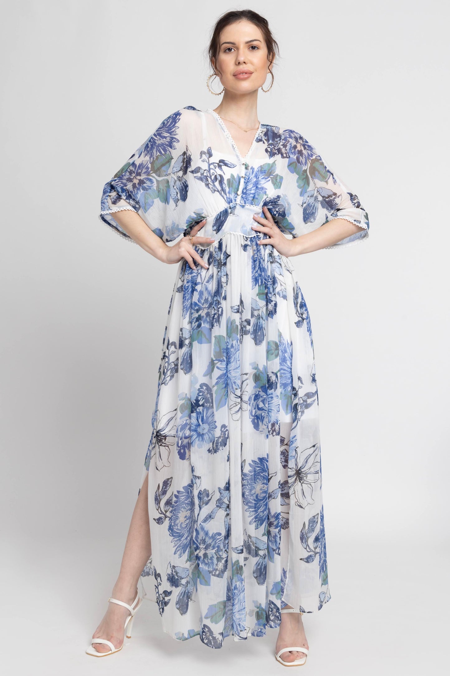 Serene Floral Maxi Dress