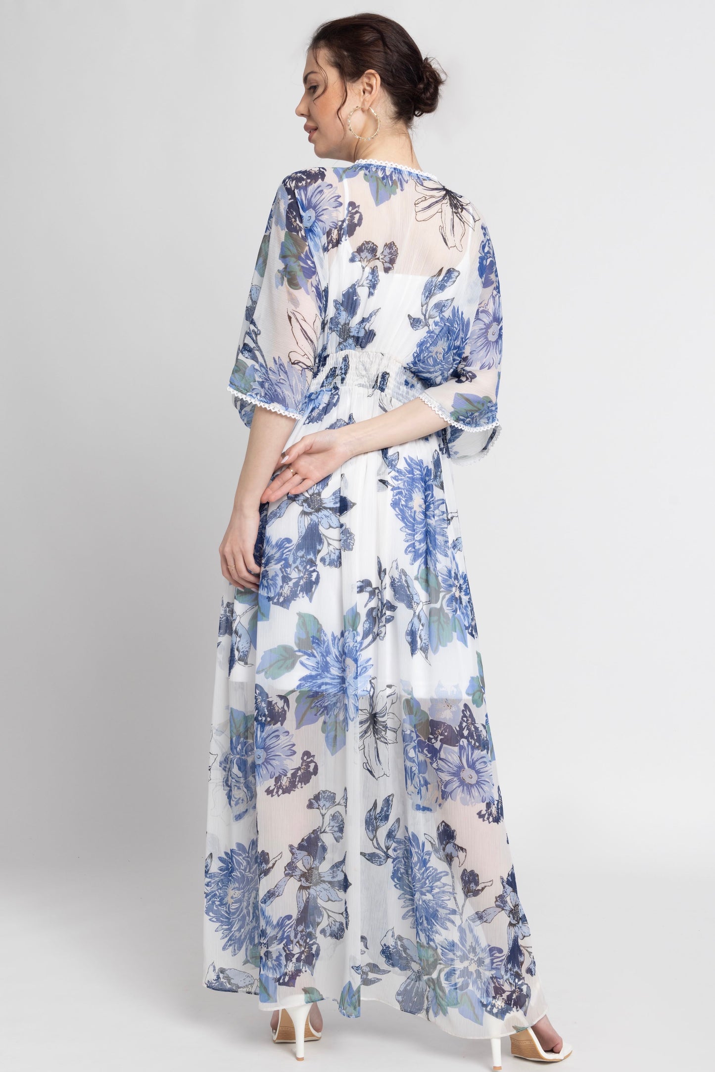 Serene Floral Maxi Dress