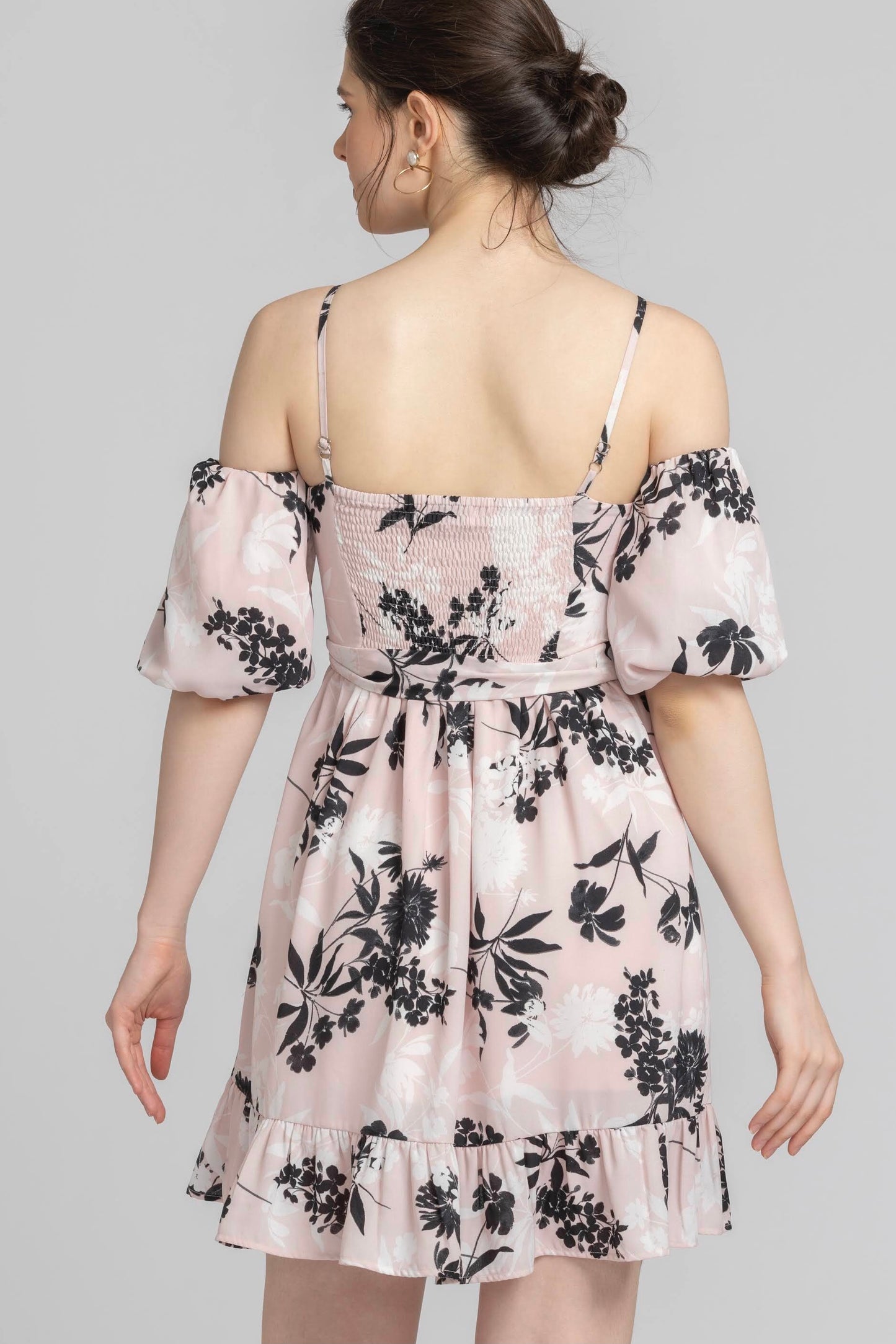 Blushing Petal Mini Dress