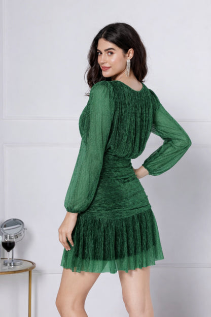 Jade Luxe Mini Dress