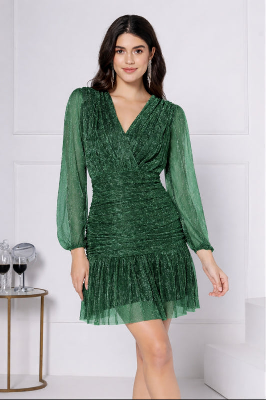 Jade Luxe Mini Dress