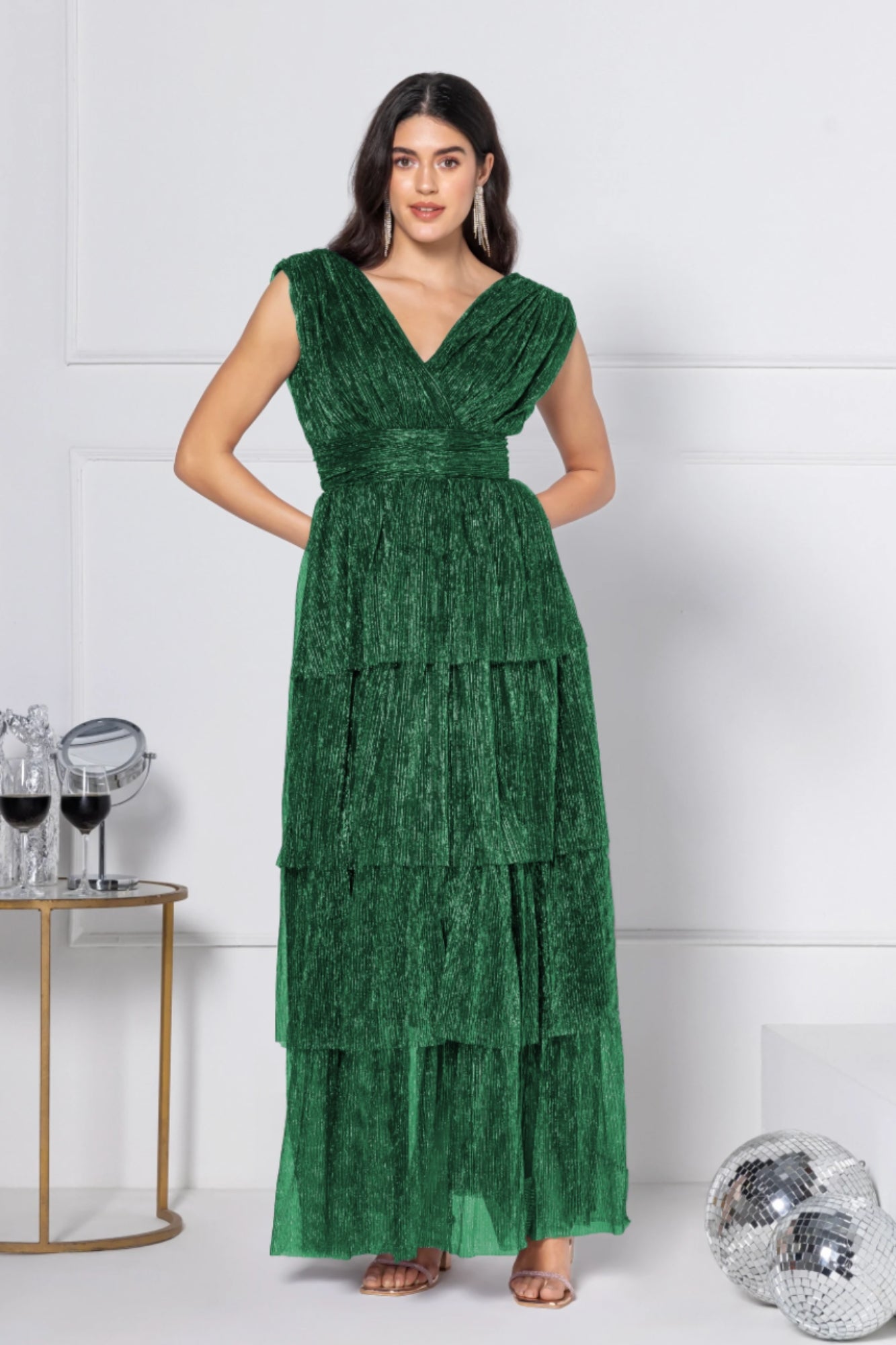 Jade Luxe Soirée Maxi Dress