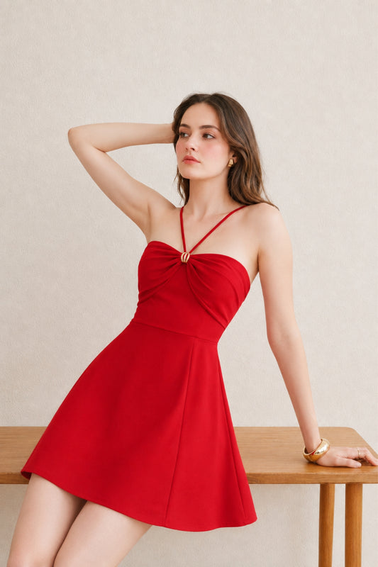 Rouge Élan Poise Mini Dress