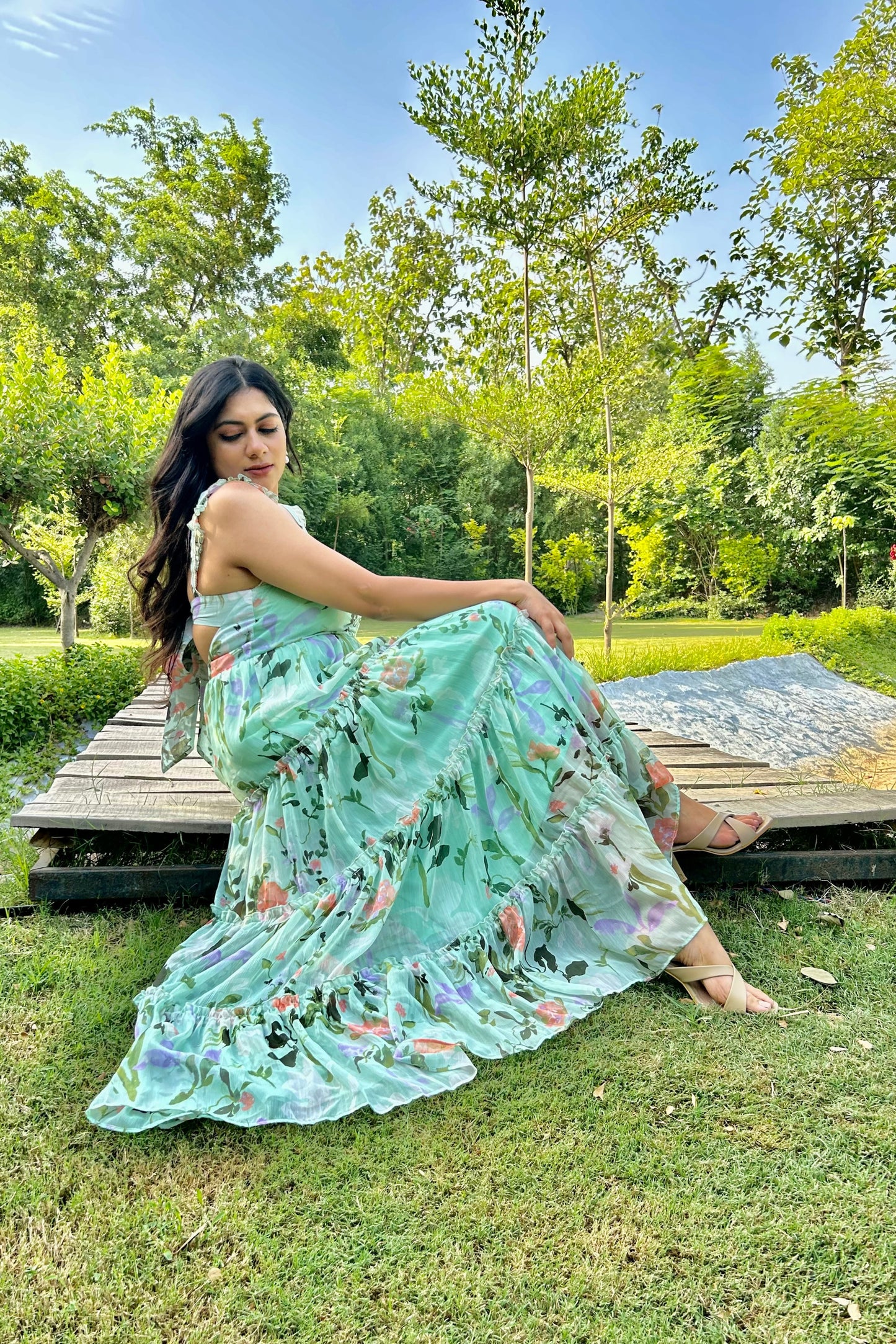 Aurora Garden Maxi Dress