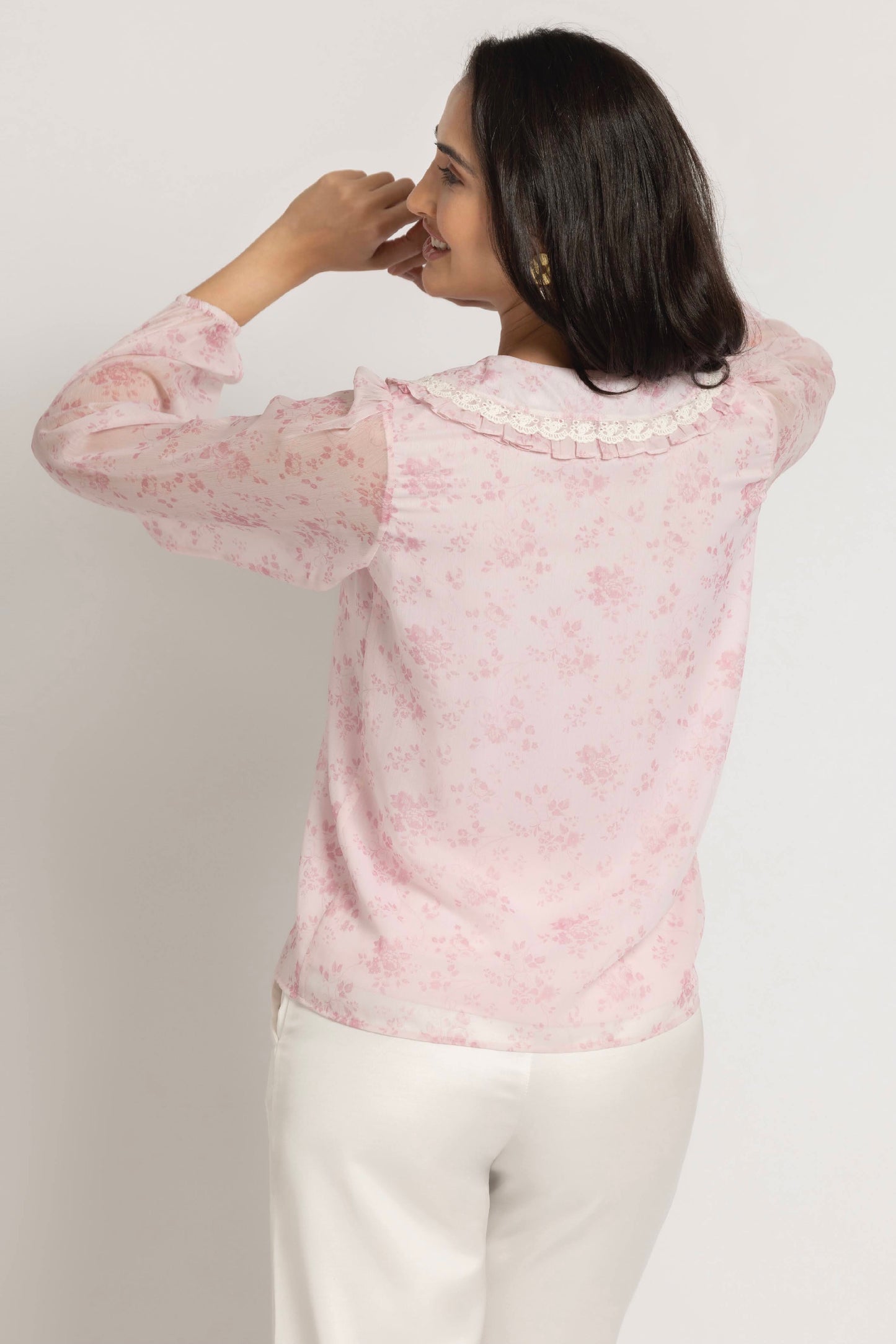 Serene Rosette Top