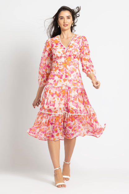 Meadow Muse Midi Dress