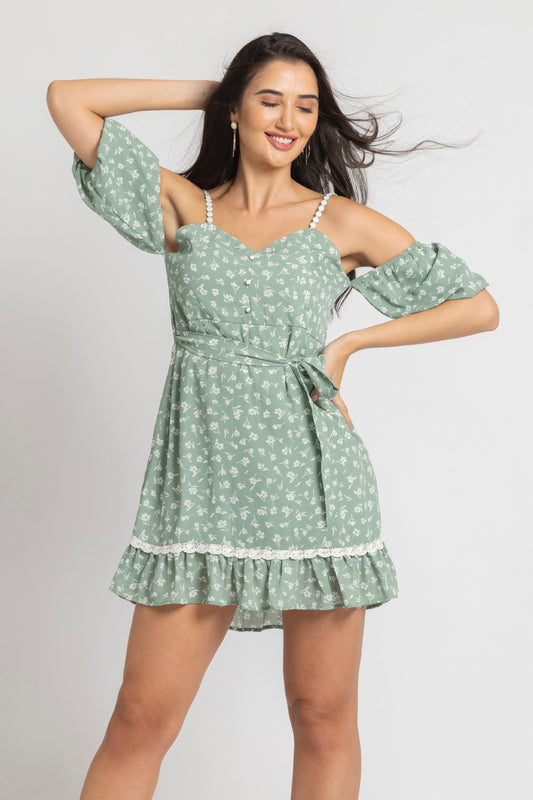 Tranquil Garden Mini Dress