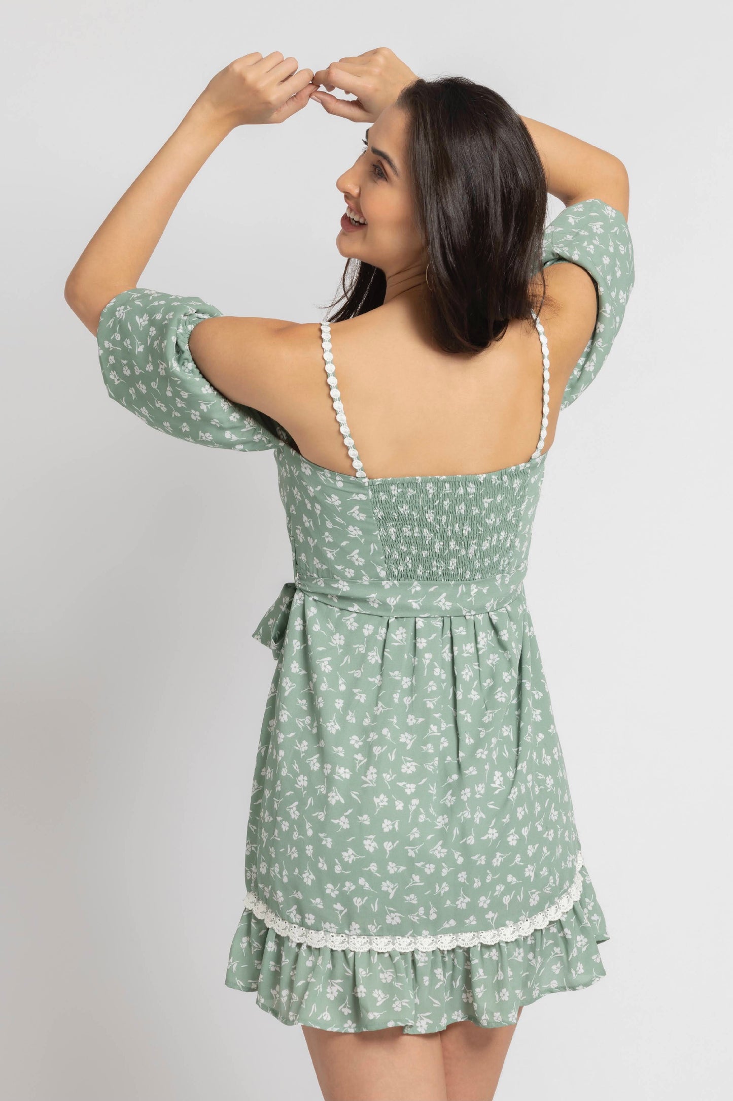 Tranquil Garden Mini Dress