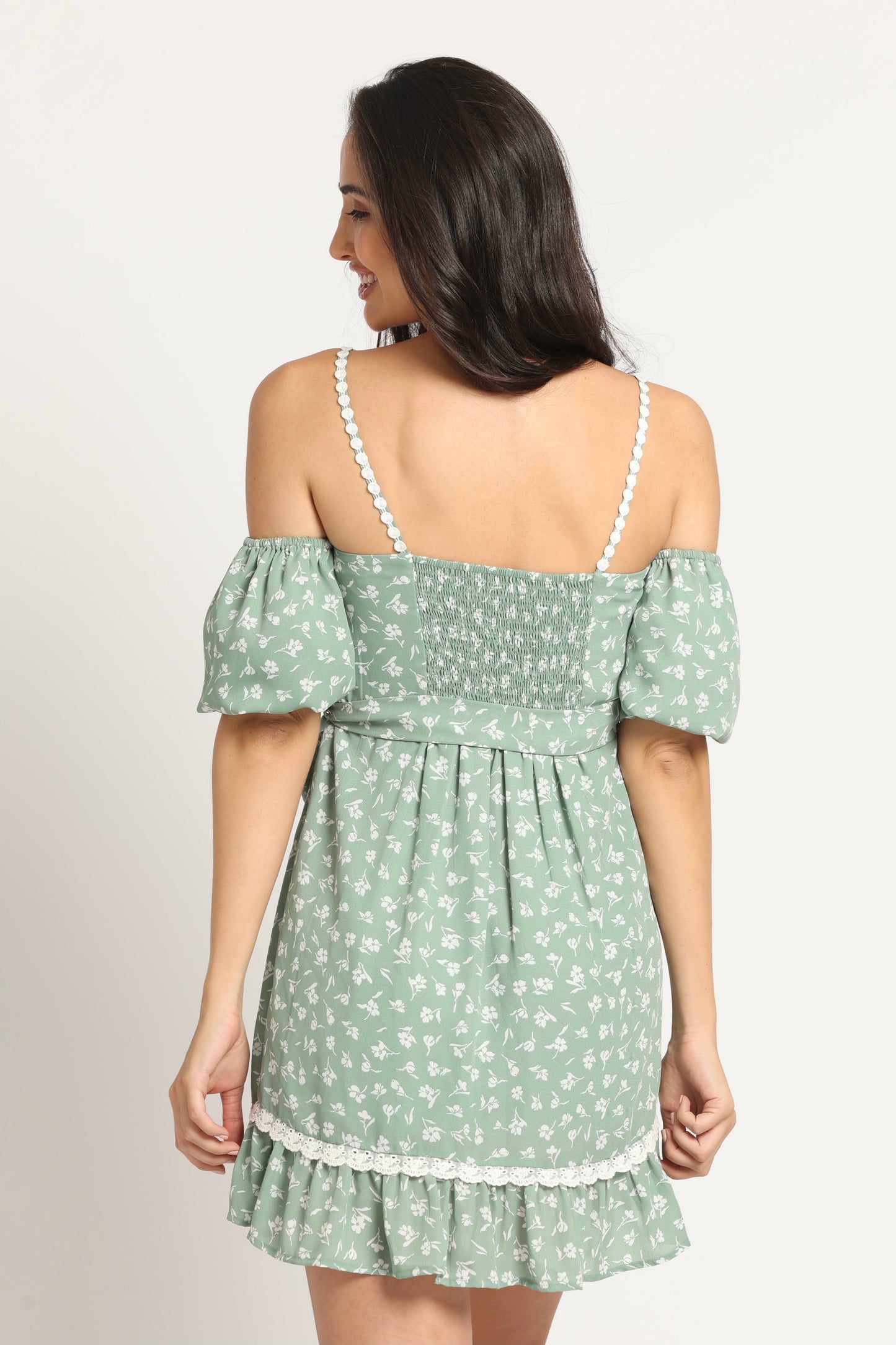 Tranquil Garden Mini Dress