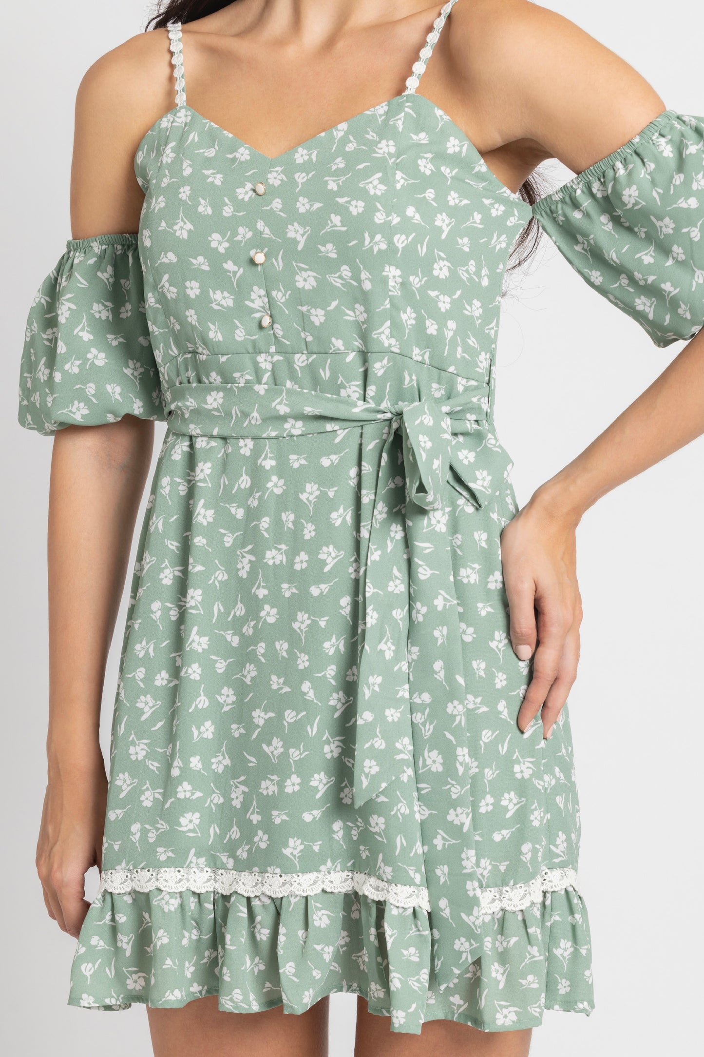 Tranquil Garden Mini Dress