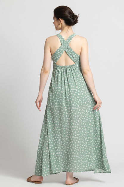 Tranquil Garden Maxi Dress