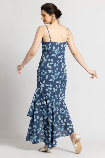 Floral Waterfall Maxi Dress