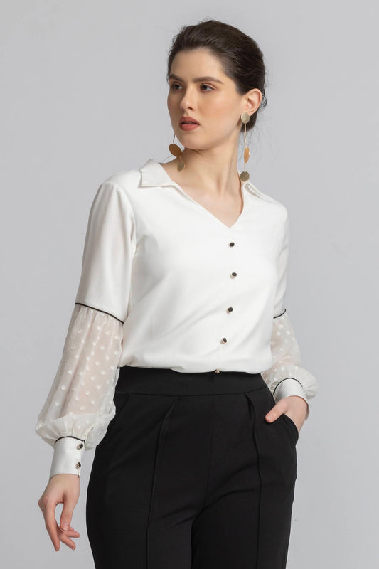 Blanc Verve Chic Top