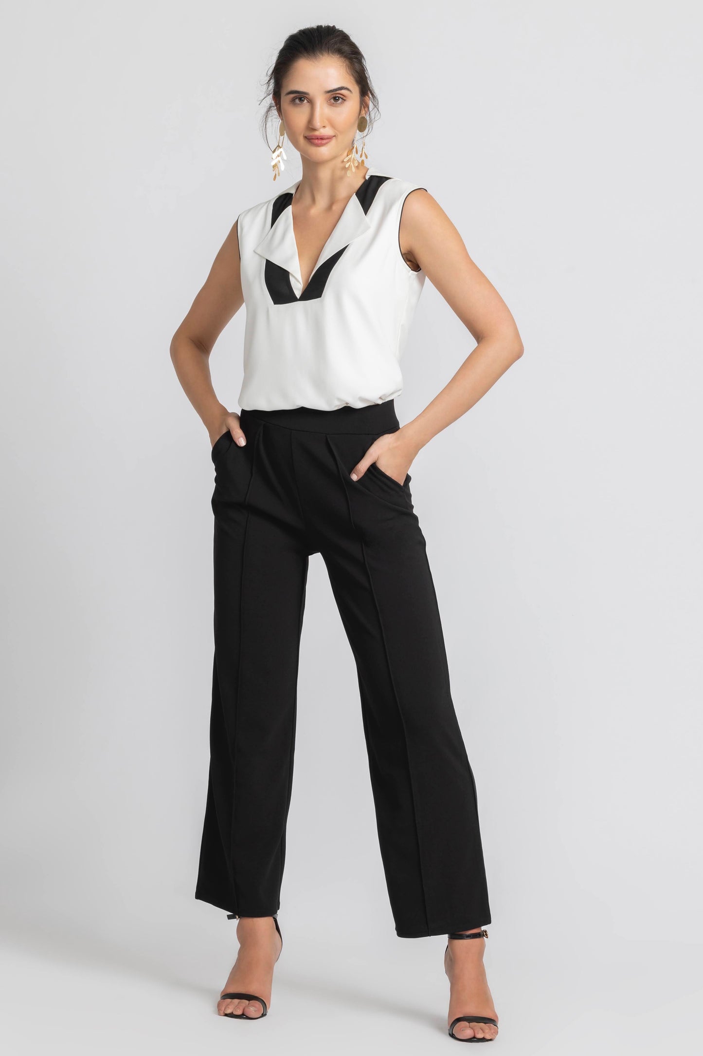 Blanc Verve Sleeveless Top