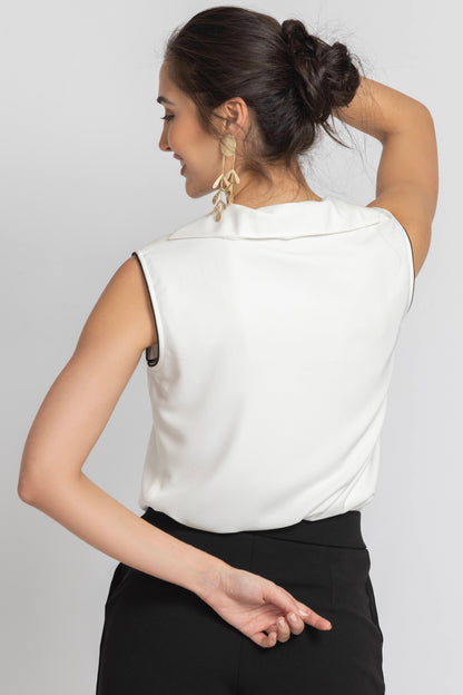 Blanc Verve Sleeveless Top