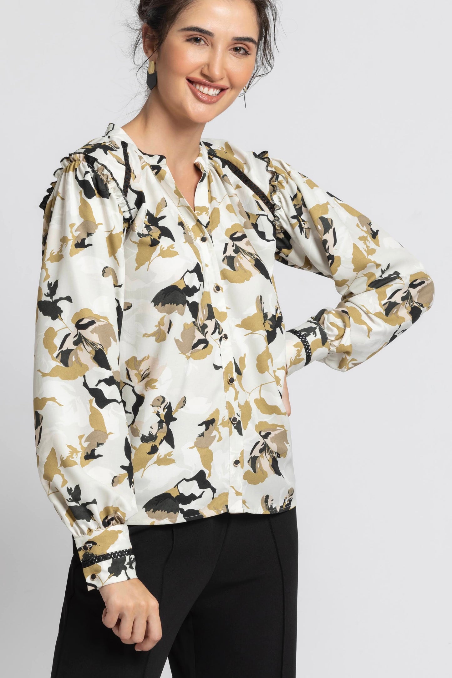 Autumn Romance Elegant Shirt