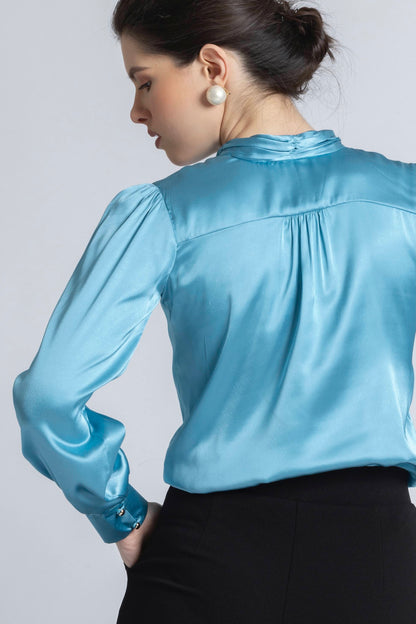 Turquoise Blue Elegance Shirt