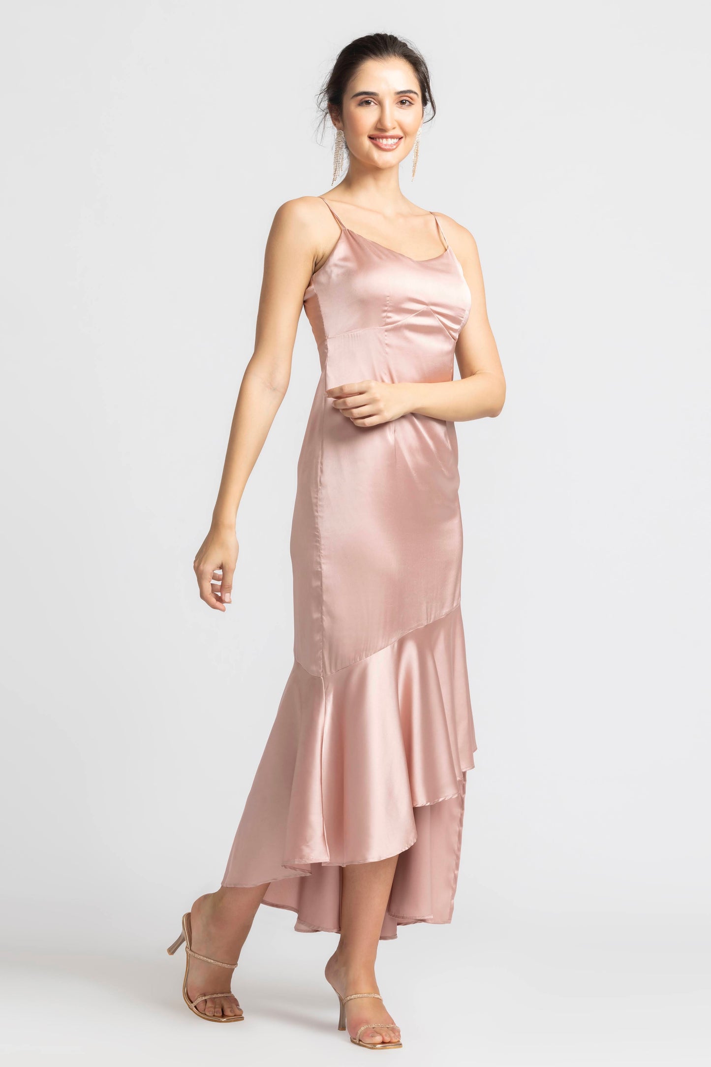 Rose Gold Maxi Dress