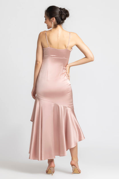 Rose Gold Maxi Dress