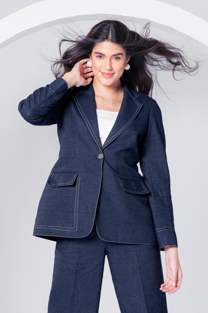Denim Chic Blazer