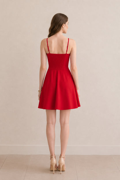 Rouge Élan Poise Mini Dress