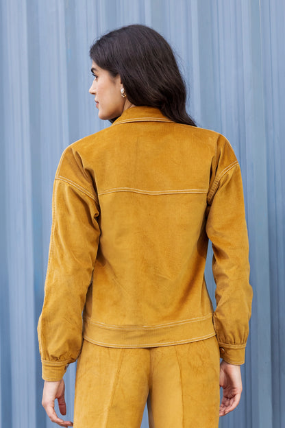 Mustard Charm Corduroy Shirt