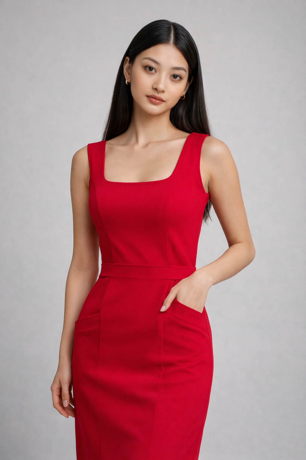 Rouge Élan Grace Midi Dress