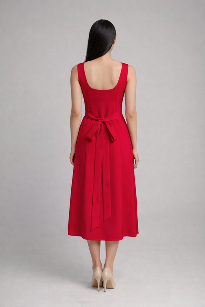 Rouge Élan Grace Midi Dress