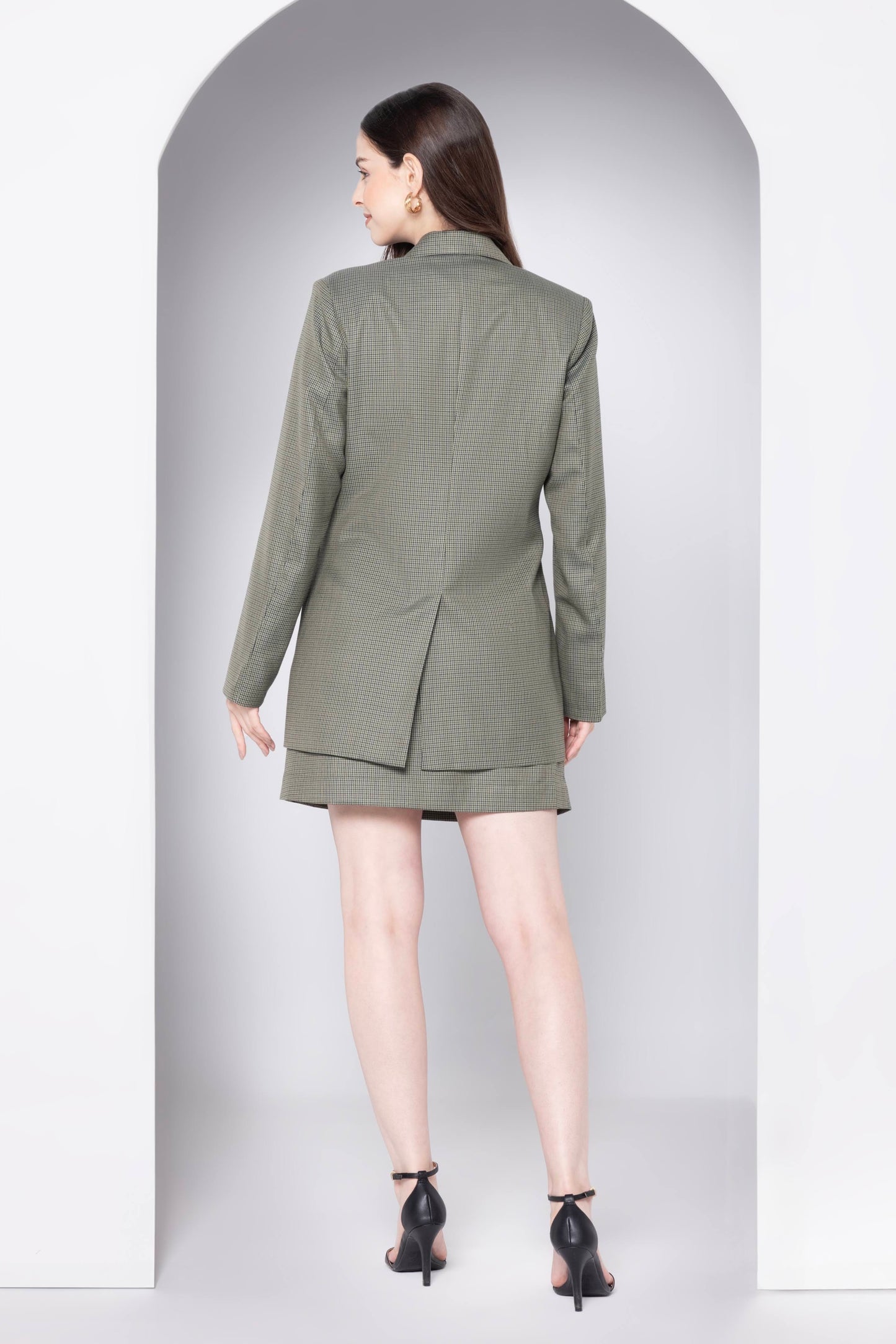 Chic Olive Charm Blazer