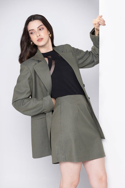 Chic Olive Charm Blazer