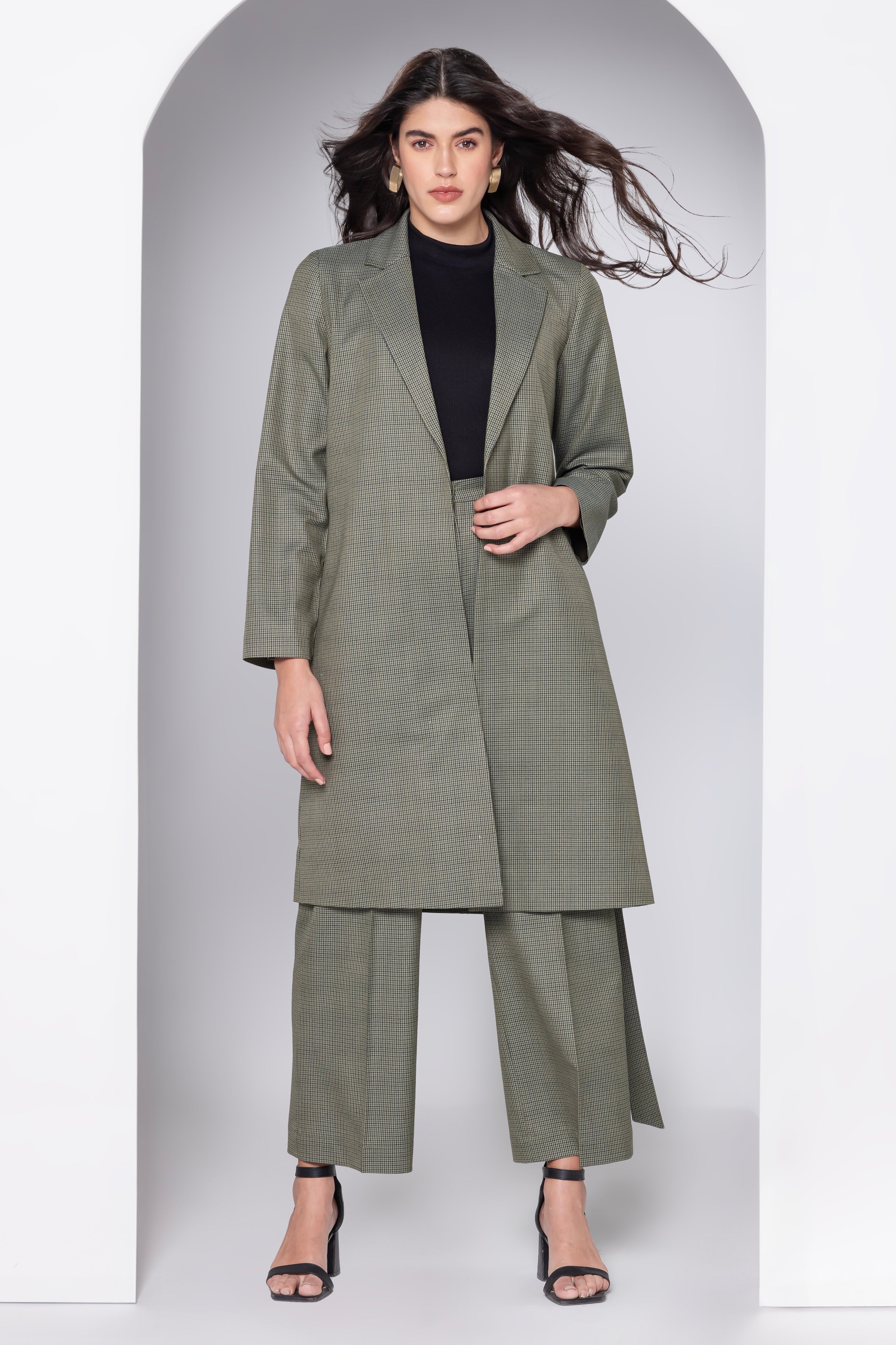 Olive overcoat hotsell