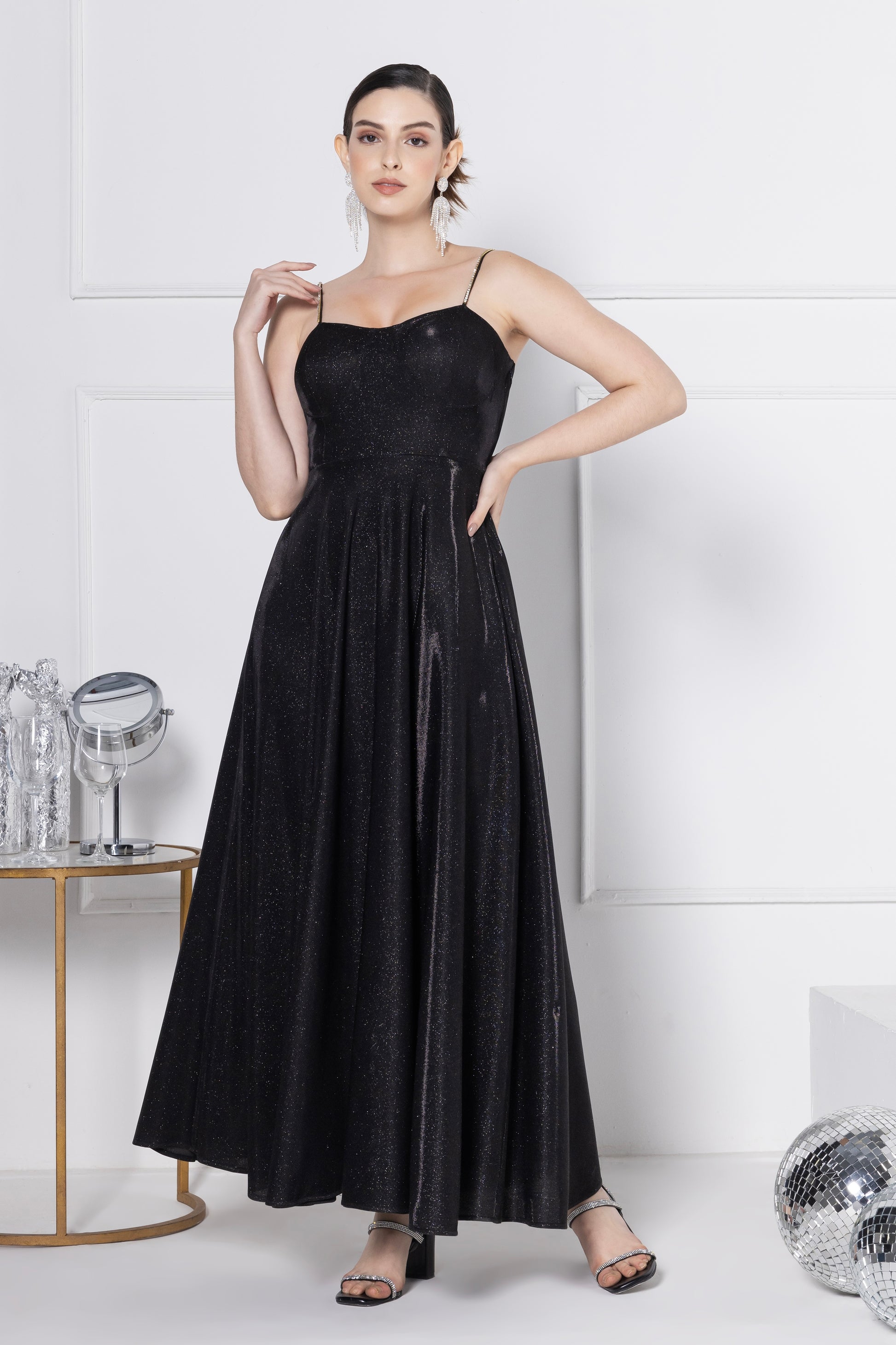 Noir Glitz Elegance Maxi Dress Noir Glitz Elegance Maxi Dress