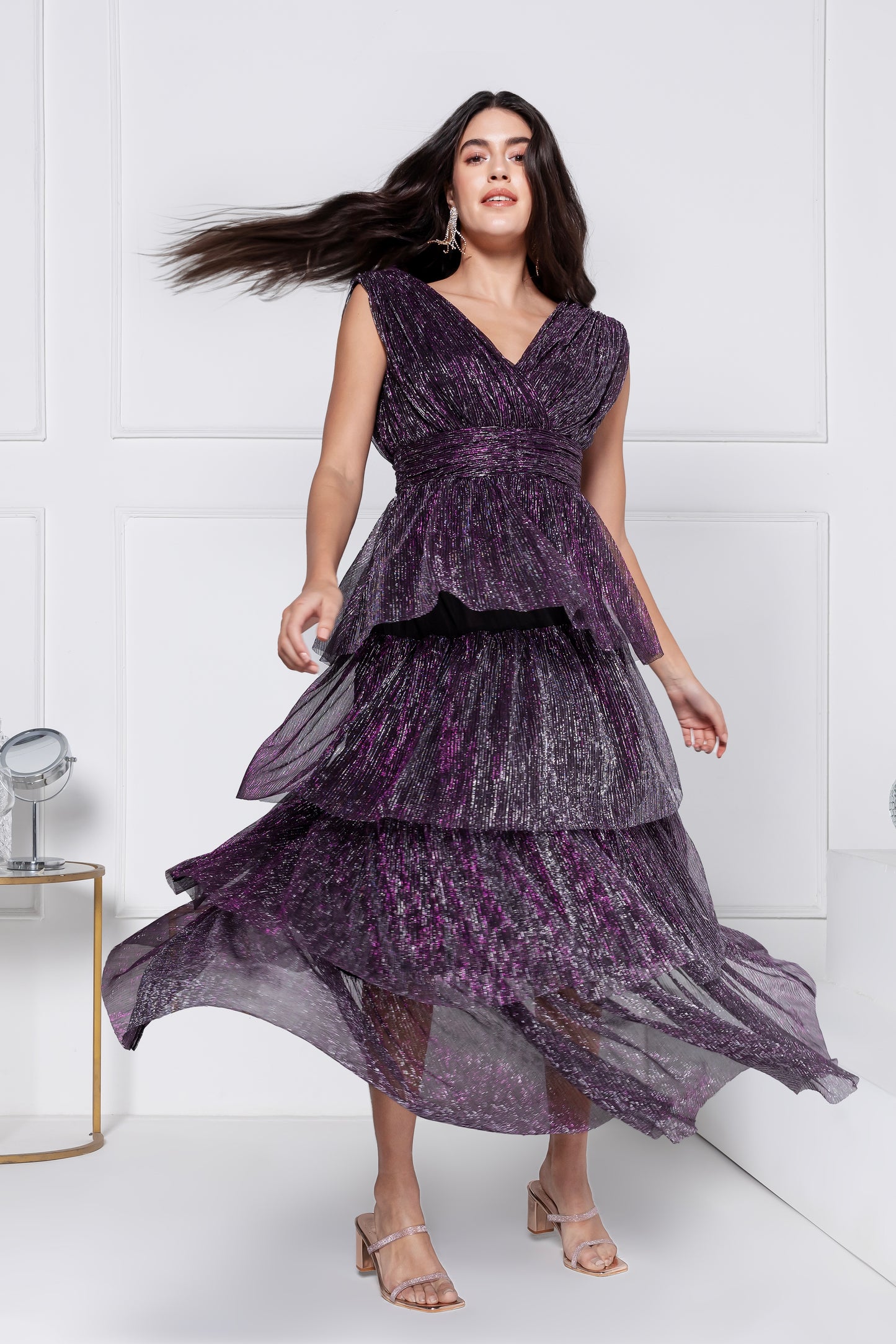 Twilight Sparkle Soirée Maxi Dress