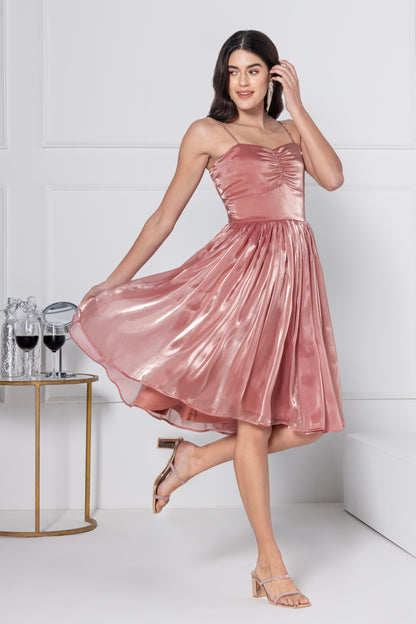 Blush Serenity Midi Dress