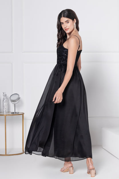 Midnight Luxe Gala Gown