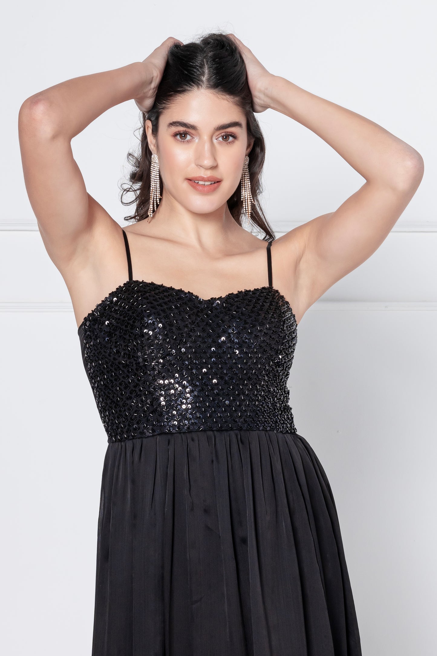 Midnight Luxe Gala Gown